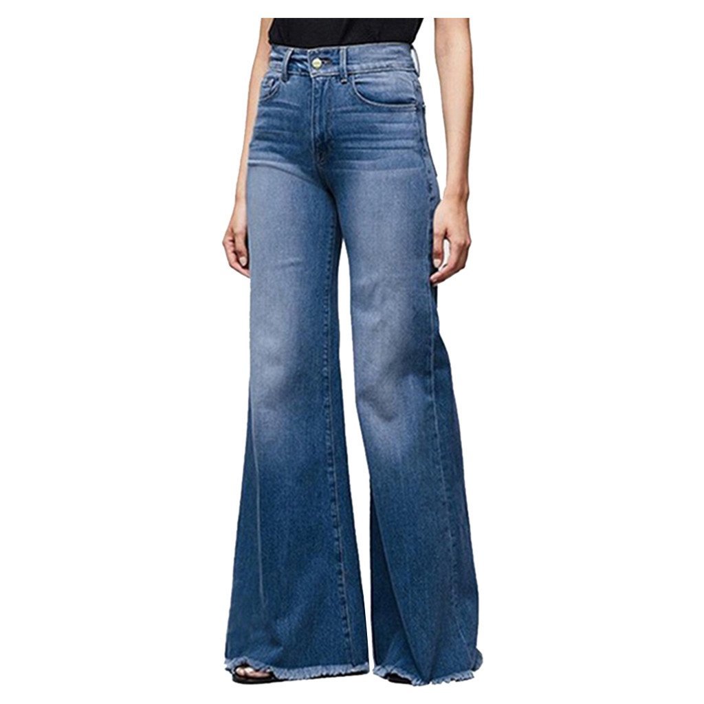 Valenzora | High-waisted wide-leg jeans