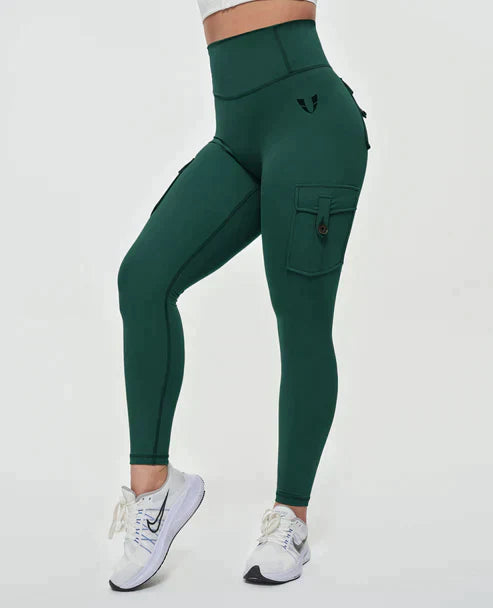 Valenzora | High-waisted cargo leggings