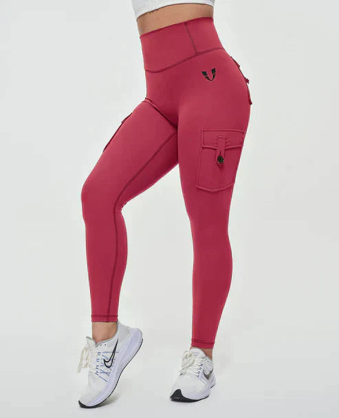 Valenzora | High-waisted cargo leggings