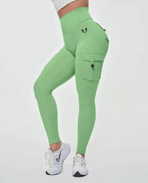 Valenzora | High-waisted cargo leggings
