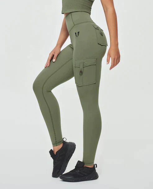 Valenzora | High-waisted cargo leggings
