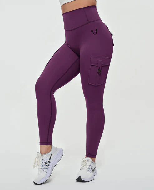 Valenzora | High-waisted cargo leggings