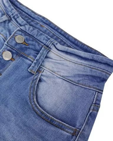 Valenzora | Flex Button High Waist Jeans für Damen