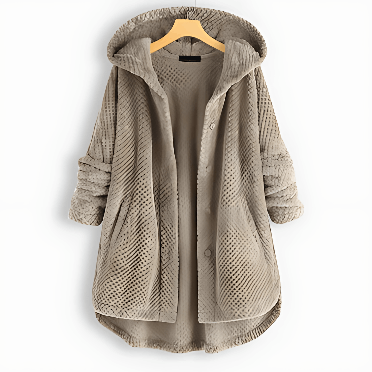 Valenzora | Warme Strickjacke mit weichem Futter und Kapuze für Damen