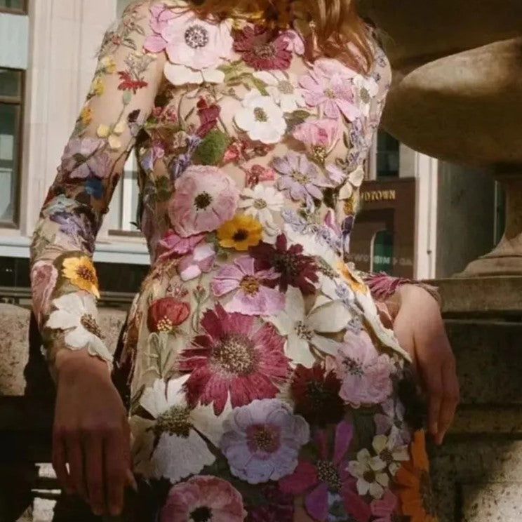 Valenzora | Handmade floral dress
