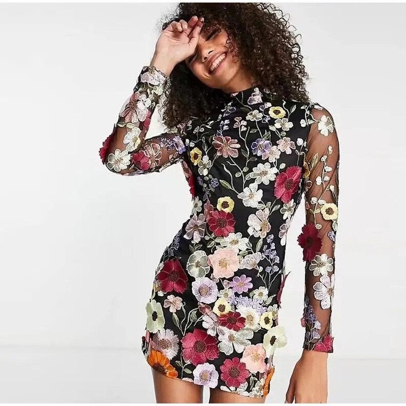 Valenzora | Handmade floral dress