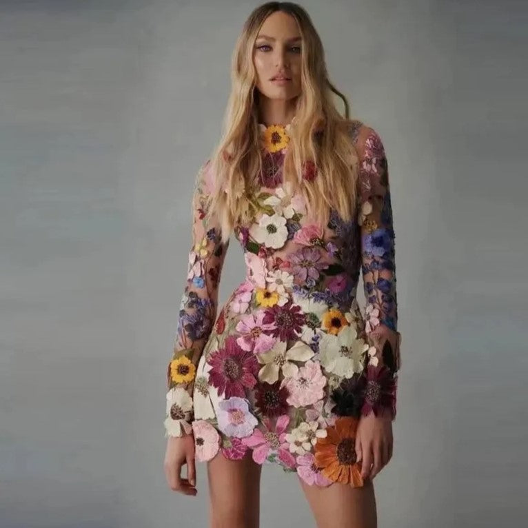 Valenzora | Handmade floral dress