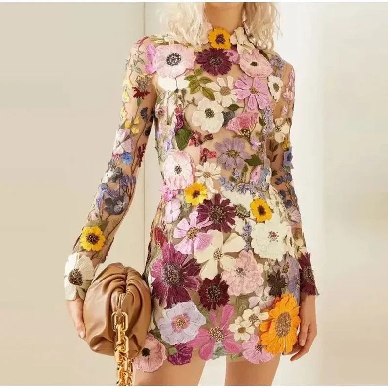Valenzora | Handmade floral dress