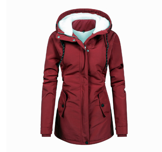 Valenzora | Lined winter coat with hood, waterproof, women's