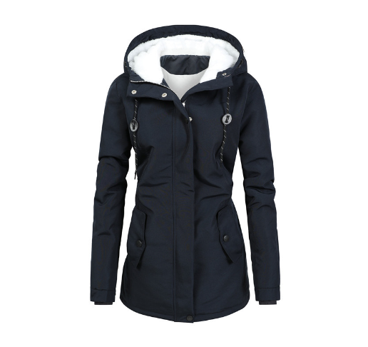 Valenzora | Lined winter coat with hood, waterproof, women's
