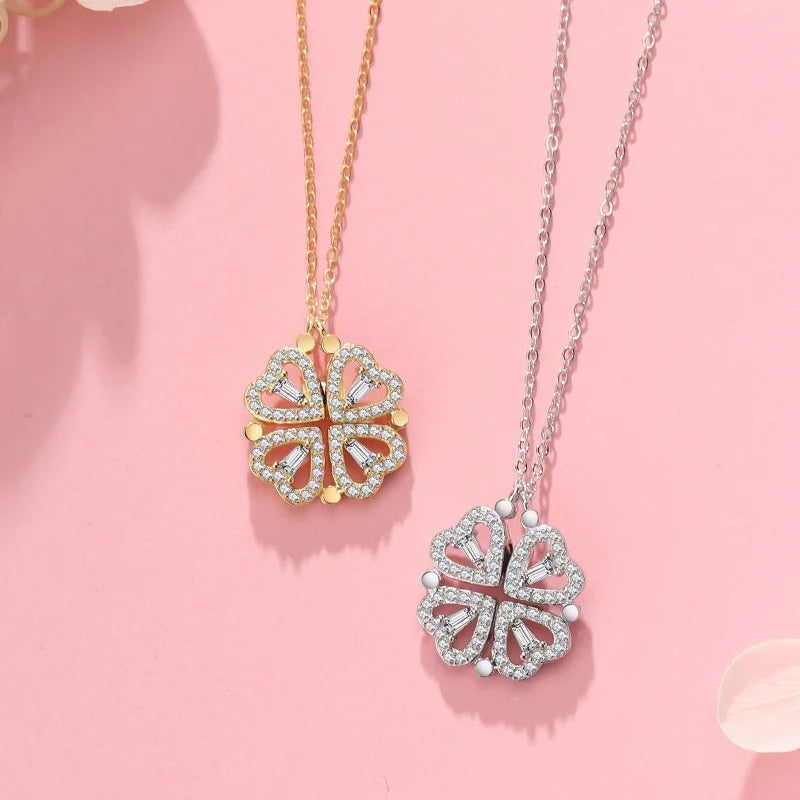 Valenzora | Clover Heart Necklace