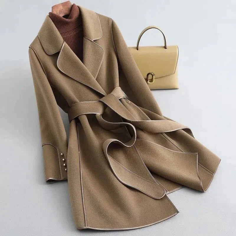 Valenzora | Classic Long Trench Coat With