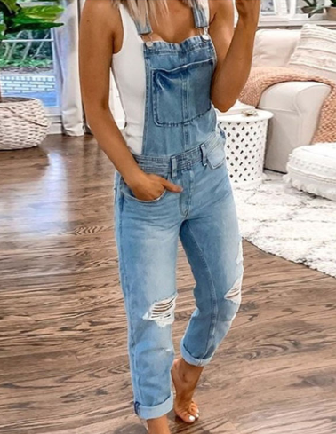 Valenzora | Denim Summer Overall for Women