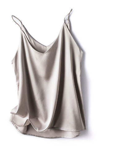 Valenzora | Satin Undershirt with Spaghetti Straps for Women