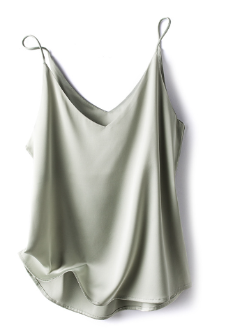Valenzora | Satin Undershirt with Spaghetti Straps for Women