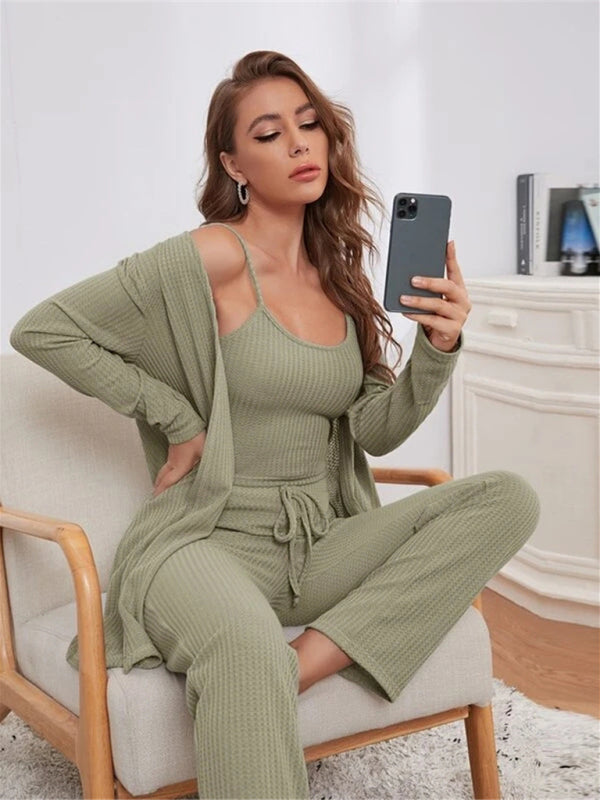 Valenzora | Luxury 3-piece loungewear set for women