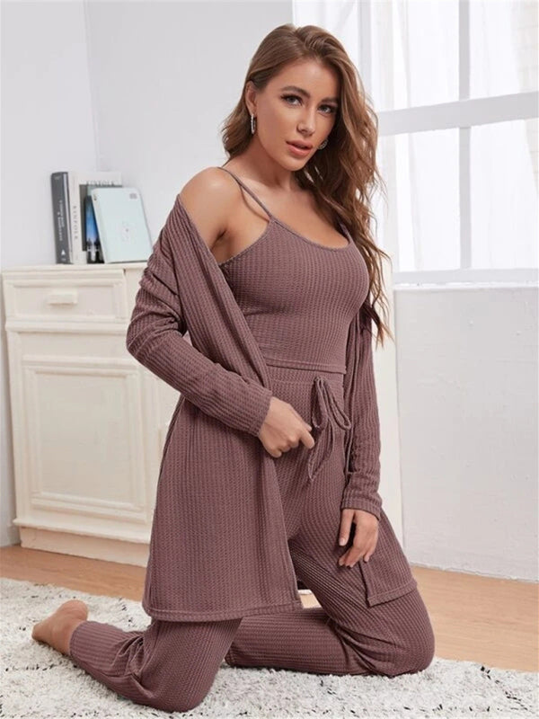 Valenzora | Luxury 3-piece loungewear set for women