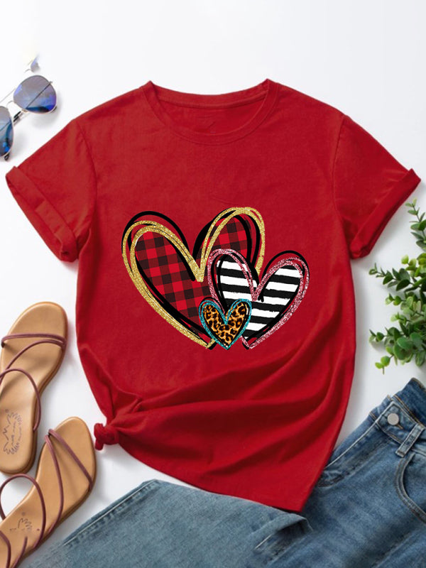 Valenzora | Women's Graphic Print Short Sleeve T-Shirt