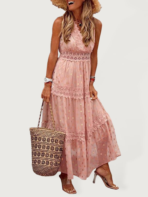 Valenzora | Spitzenbesetztes Kleid