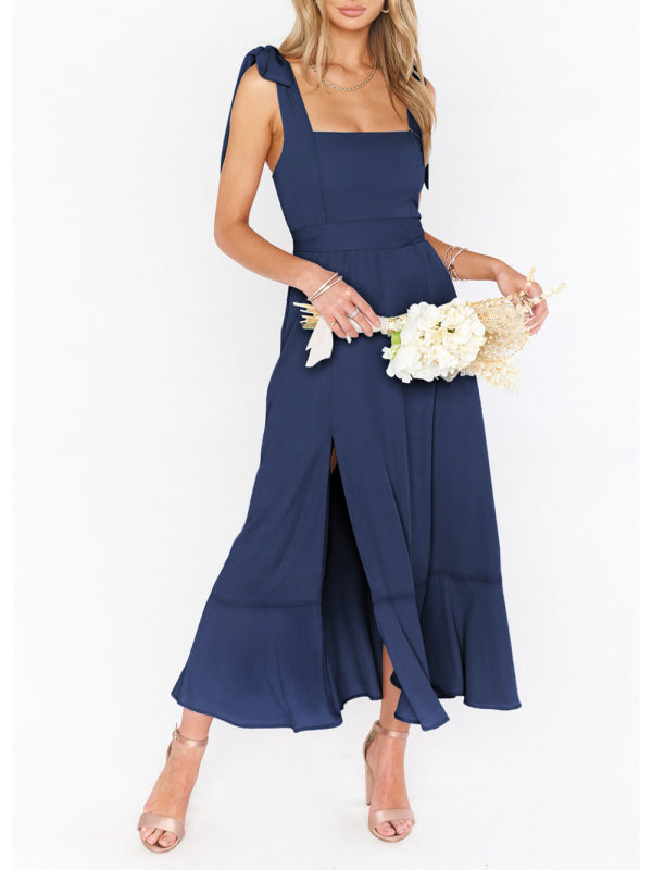 Valenzora | Elegantes und modisches Pendel-Schlitzkleid für Damen mit französischem High-End-Gefühl