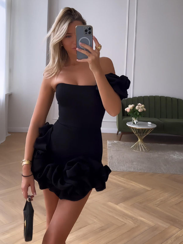 Valenzora | One-Shoulder-Minikleid