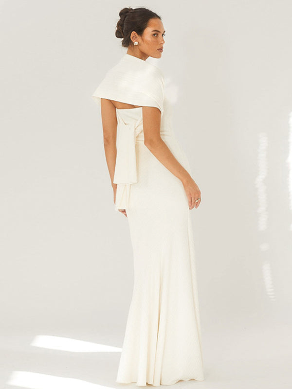 Valenzora | Wrap hem scarf dress