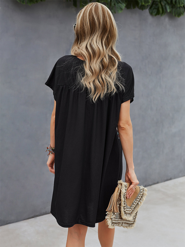 Valenzora | Neues lässiges, locker geschnittenes Sommerkleid