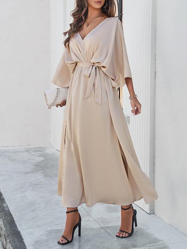 Valenzora | Women's Elegant V-Neck Loose Dress