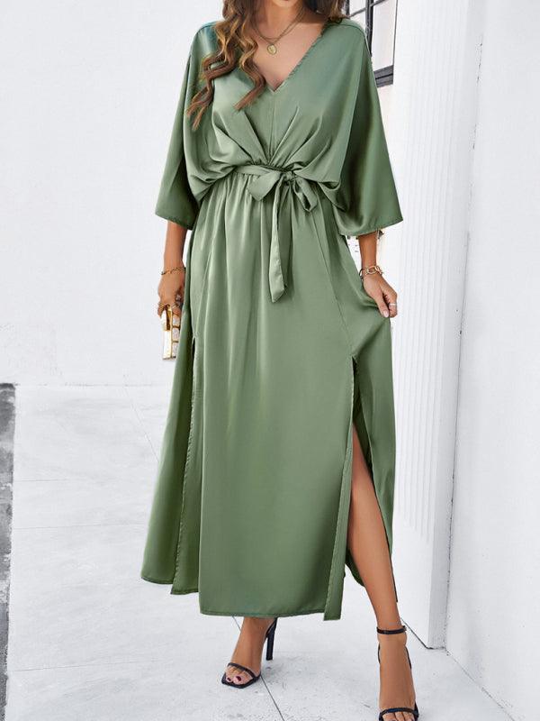 Valenzora | Women's Elegant V-Neck Loose Dress