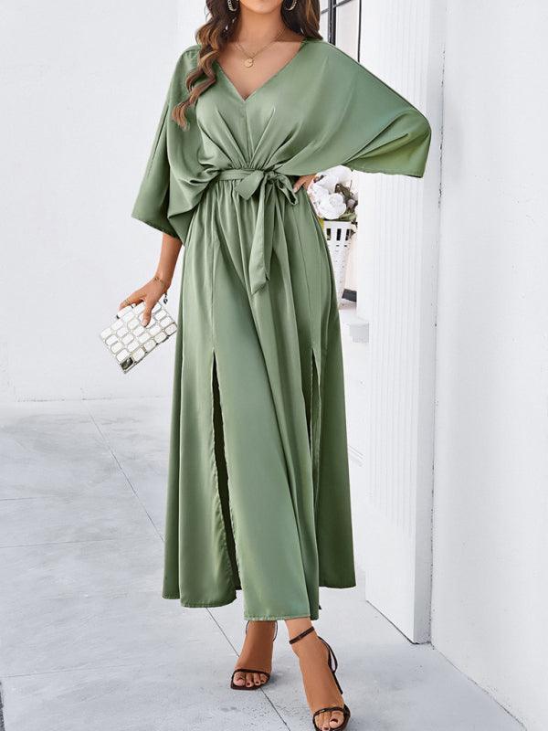 Valenzora | Women's Elegant V-Neck Loose Dress