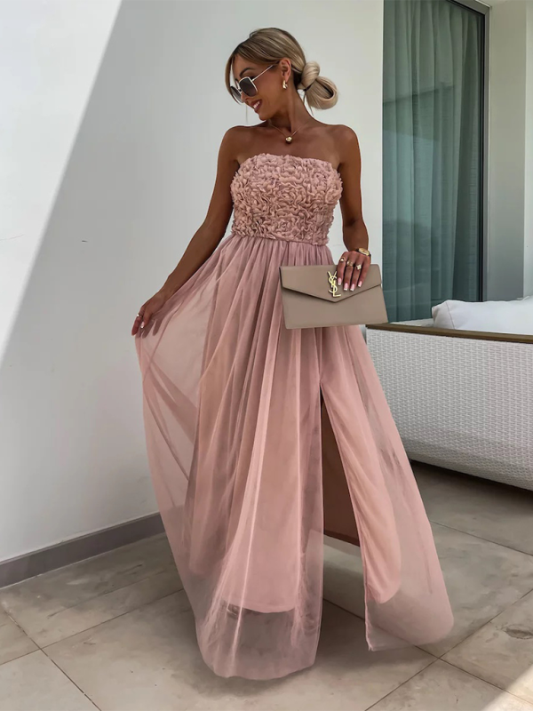 Valenzora | New fashionable slit party casual holiday dress