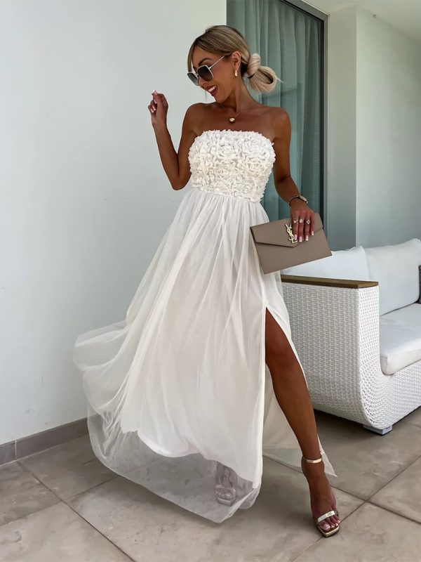 Valenzora | New fashionable slit party casual holiday dress