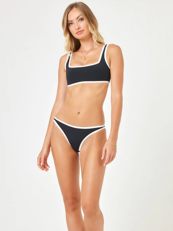 Valenzora | Women's sexy black and white bikini swimsuit bikinis