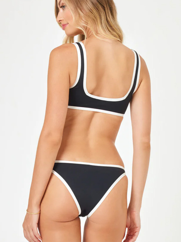 Valenzora | Women's sexy black and white bikini swimsuit bikinis