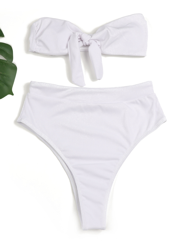 Valenzora | Damen High-Waist Bikini Tube Top Badeanzug