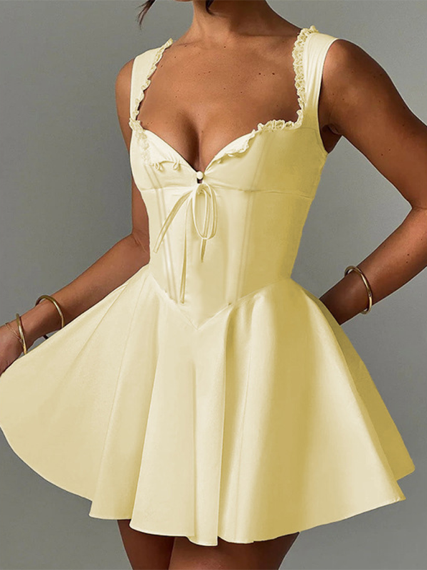 Valenzora | New Backless Sling Lace Dress