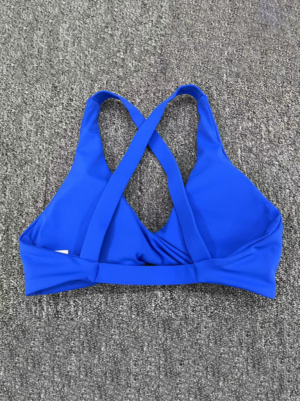 Valenzora | Close-fitting, quick-drying sports yoga bra for outdoor running, cross-back fitness underwear