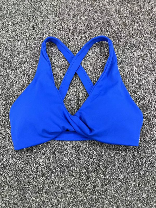 Valenzora | Close-fitting, quick-drying sports yoga bra for outdoor running, cross-back fitness underwear