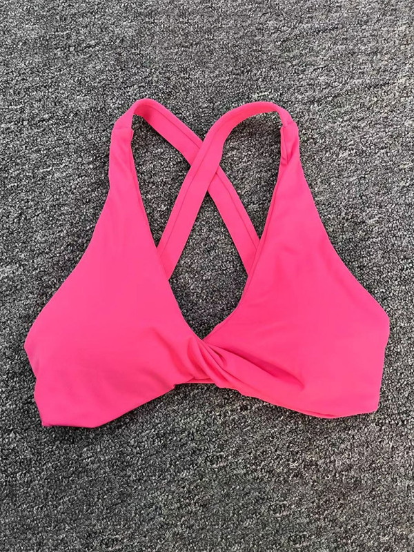 Valenzora | Close-fitting, quick-drying sports yoga bra for outdoor running, cross-back fitness underwear