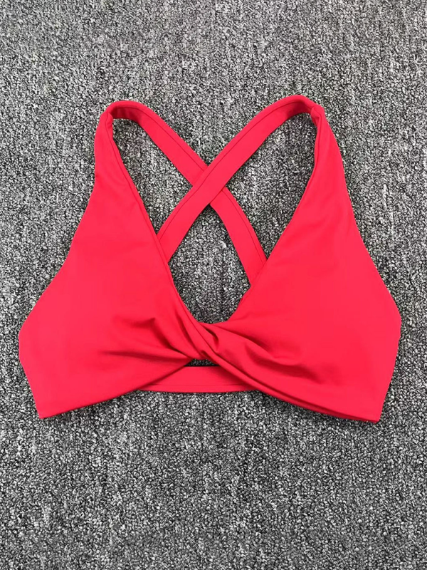 Valenzora | Close-fitting, quick-drying sports yoga bra for outdoor running, cross-back fitness underwear