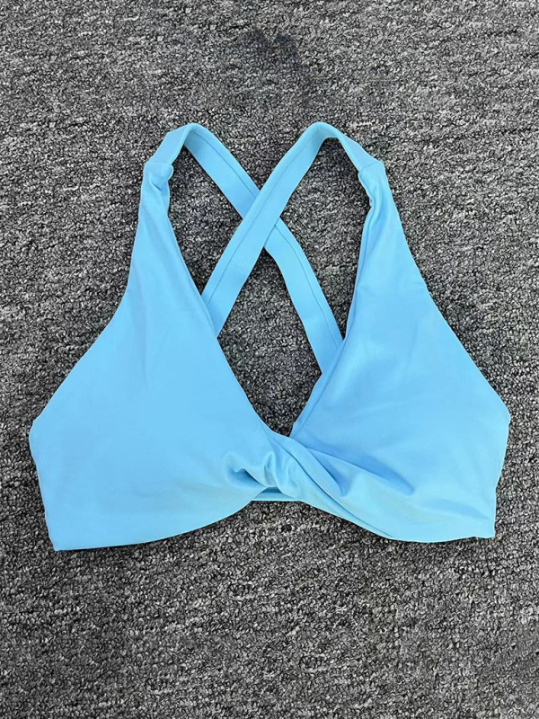 Valenzora | Close-fitting, quick-drying sports yoga bra for outdoor running, cross-back fitness underwear