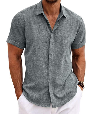 Valenzora | Short-sleeved shirt made of vegan microfiber