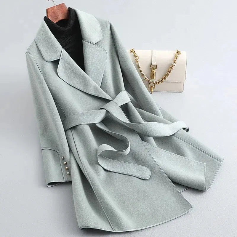 Valenzora | Classic Long Trench Coat With