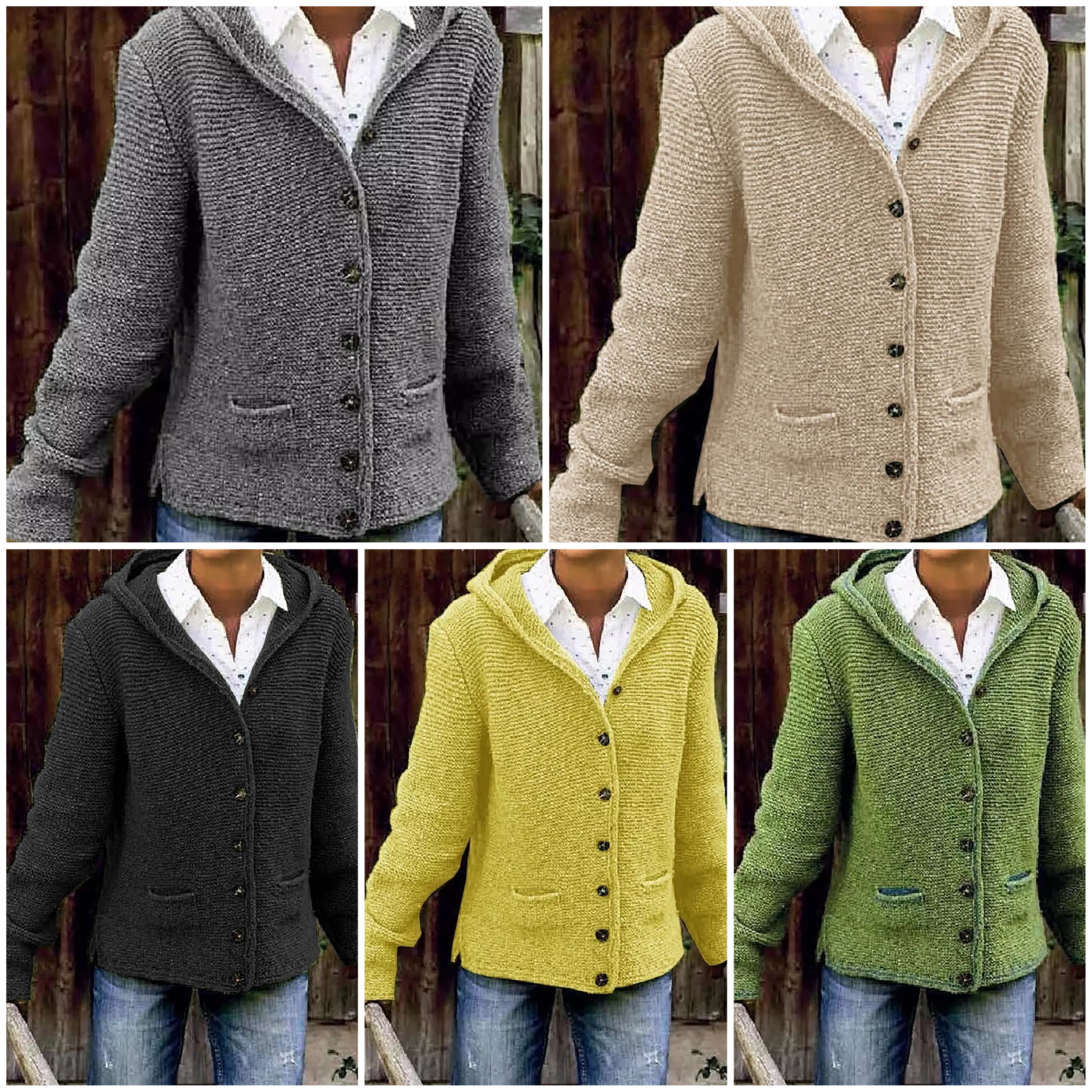 Valenzora | Strickjacke mit Kapuze