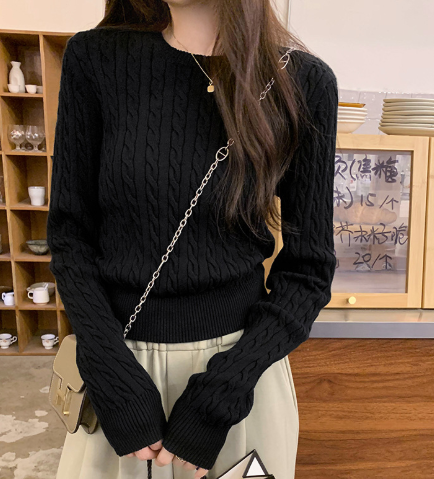 Valenzora | Strickpullover mit Rundhalsausschnitt