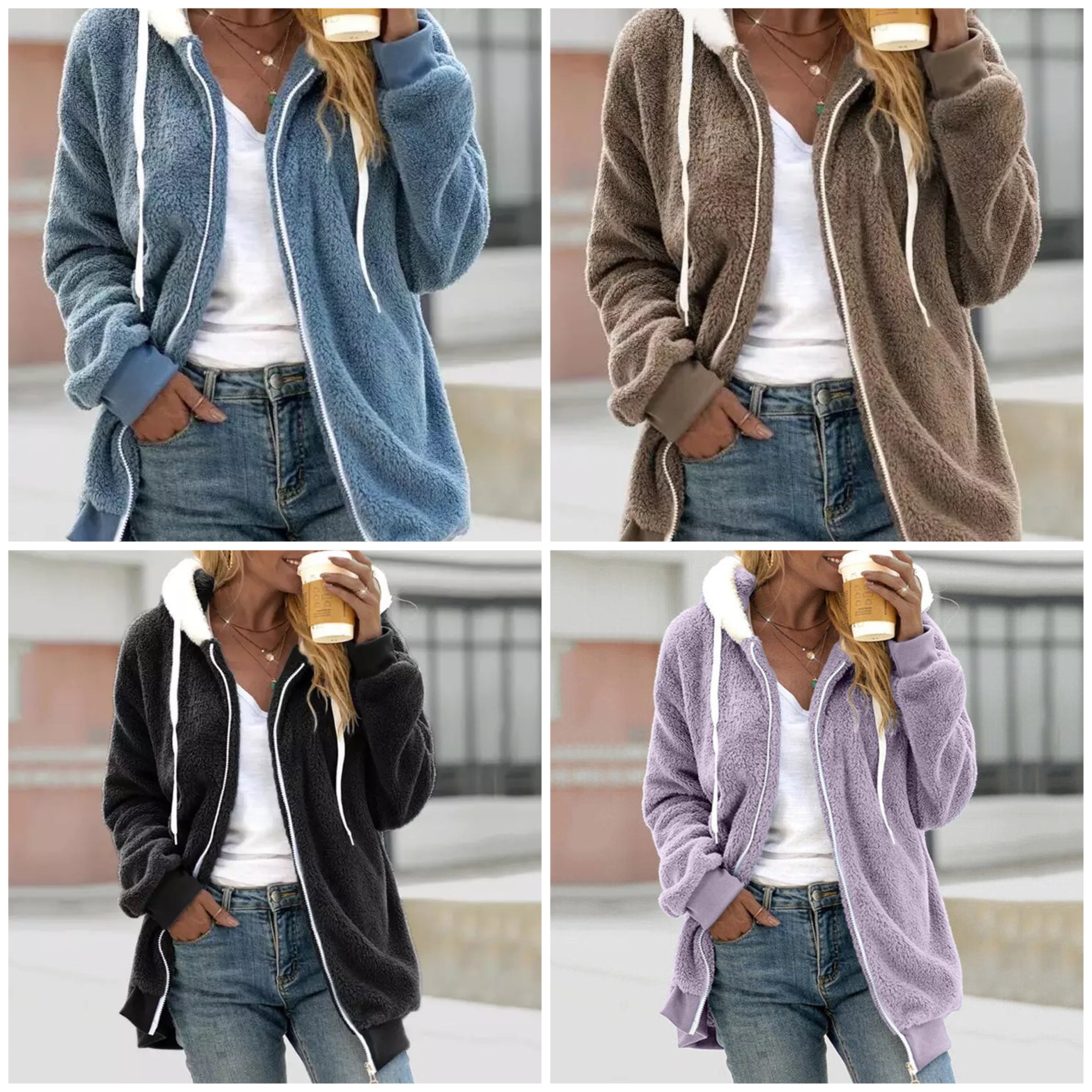 Valenzora | Casual plush sweatshirt