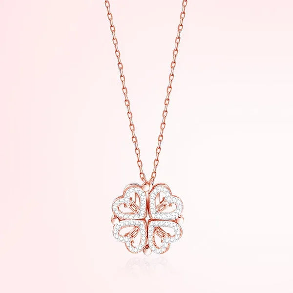 Valenzora | Clover Heart Necklace