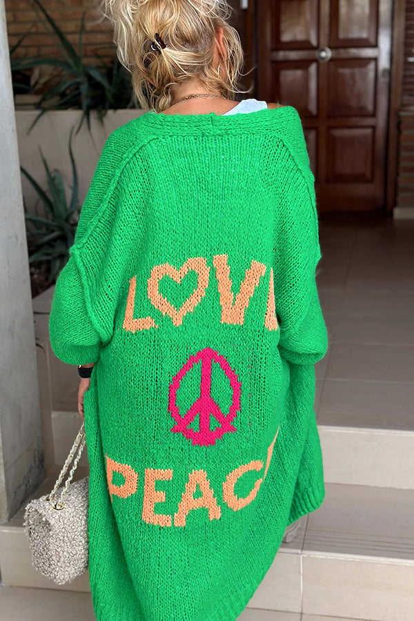 Valenzora - Kuschelig oversize Strickjacke