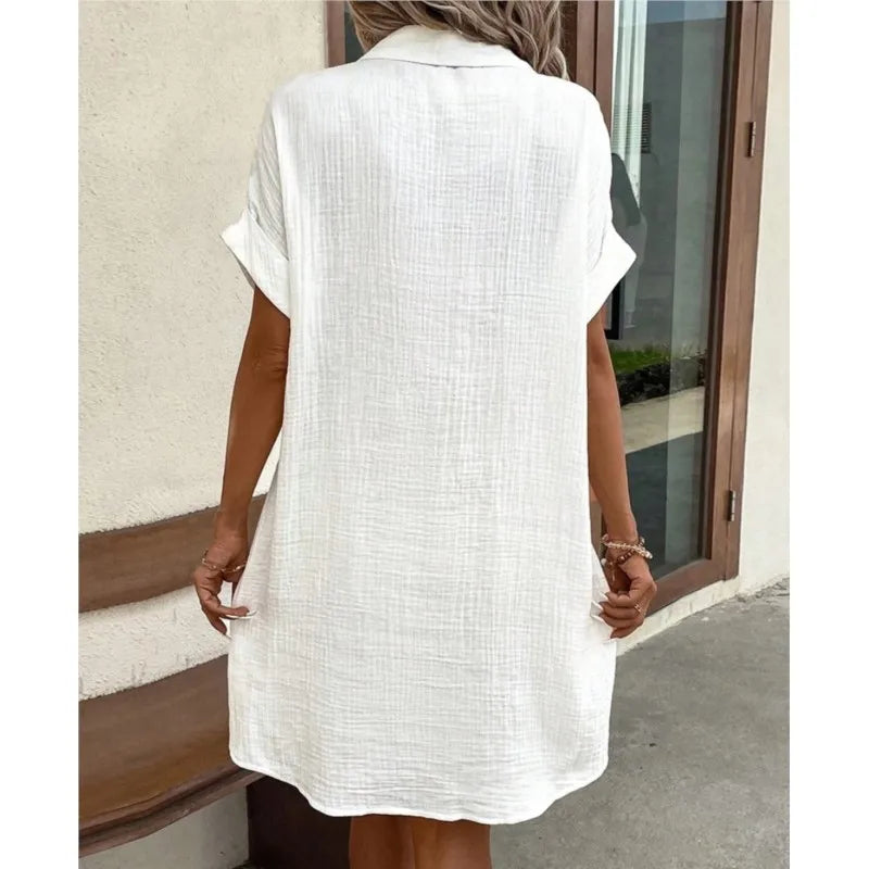 Summer dress with collar