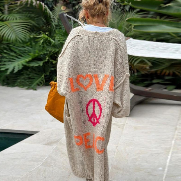 Valenzora - Kuschelig oversize Strickjacke